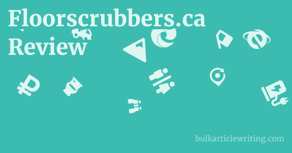 Floorscrubbers.ca Review 1 by