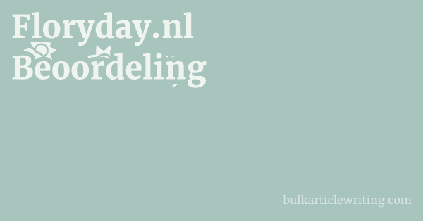 Floryday.nl Beoordeling 1 by