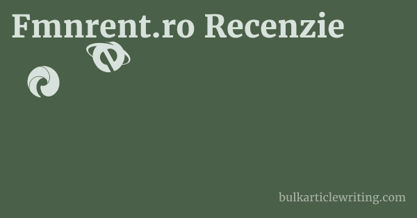 Fmnrent.ro Recenzie 1 by