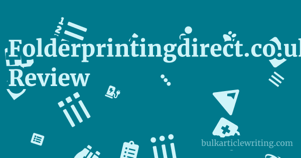 Folderprintingdirect.co.uk Review 1 by