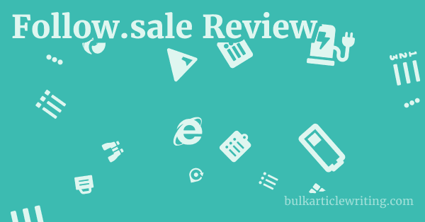 Follow.sale Review 1 by Partners