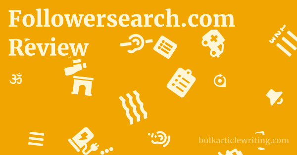 Followersearch.com Review 1 by Partners