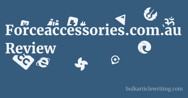 Forceaccessories.com.au Review 1 by