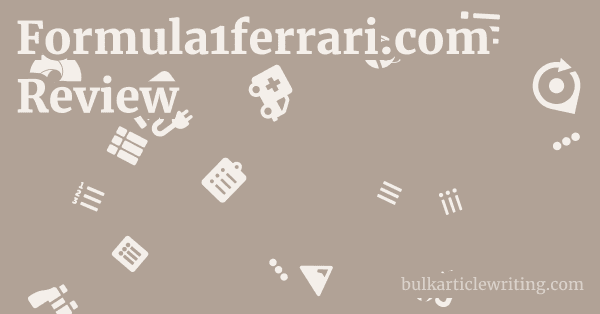 Formula1ferrari.com Review 1 by