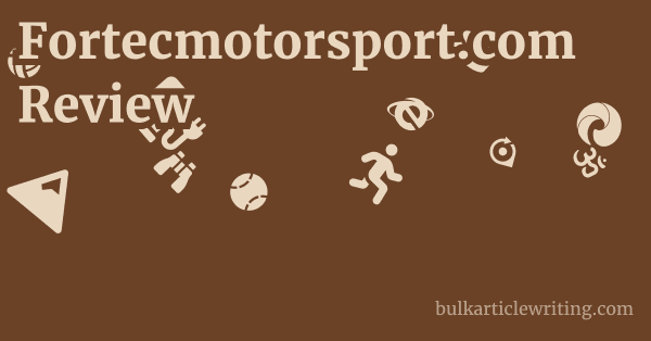 Fortecmotorsport.com Review 1 by Partners