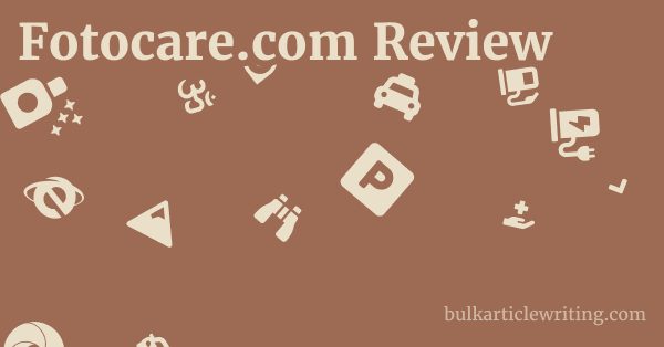 Fotocare.com Review 1 by