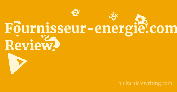 Fournisseur-energie.com Review 1 by