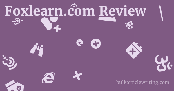 Foxlearn.com Review 1 by