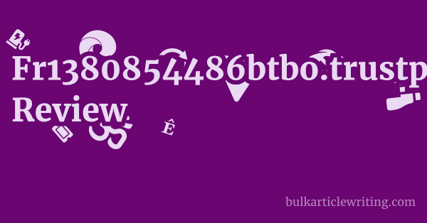 Fr1380854486btbo.trustpass.alibaba.com Review 1 by