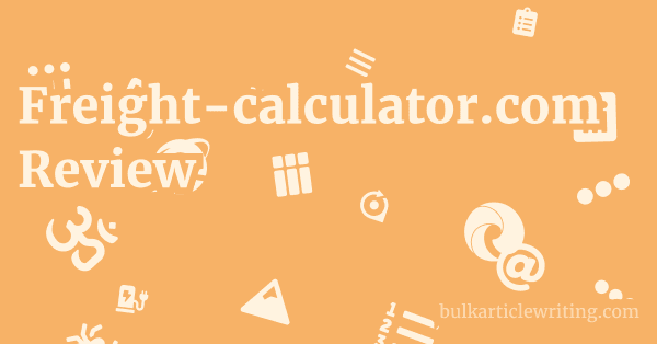 Freight-calculator.com Review 1 by