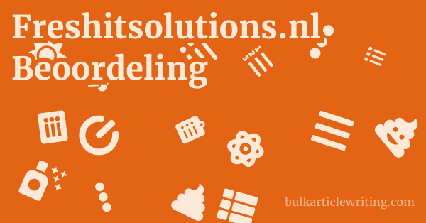 Freshitsolutions.nl Beoordeling 1 by