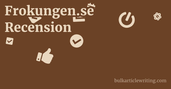 Frokungen.se Recension 1 by