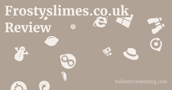 Frostyslimes.co.uk Review 1 by