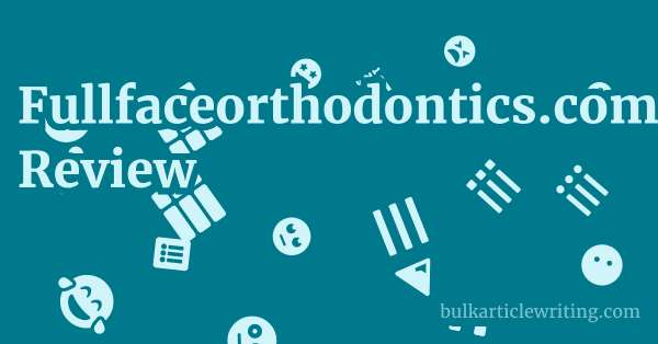 Fullfaceorthodontics.com.au Review 1 by