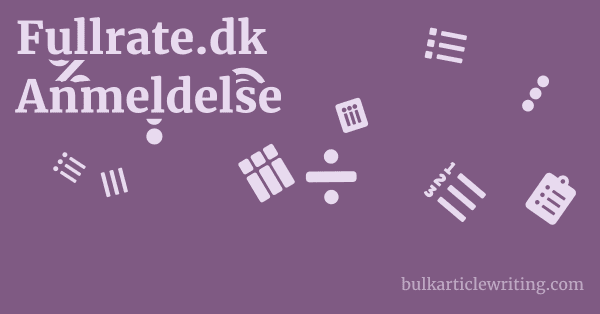 Fullrate.dk Anmeldelse 1 by