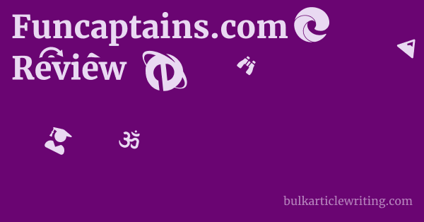 Funcaptains.com Review 1 by