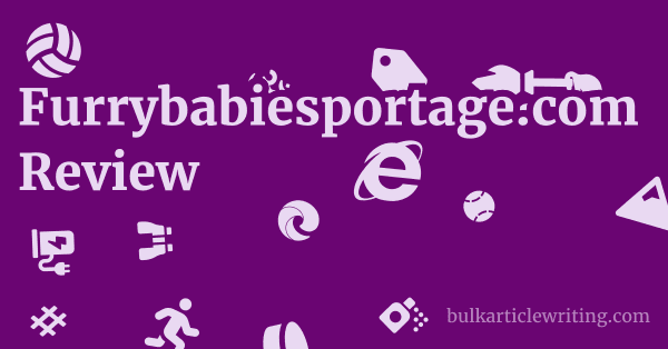 Furrybabiesportage.com Review 1 by