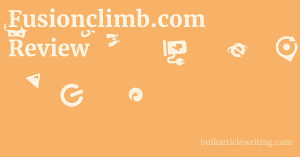 Fusionclimb.com Review 1 by