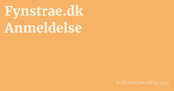 Fynstrae.dk Anmeldelse 1 by