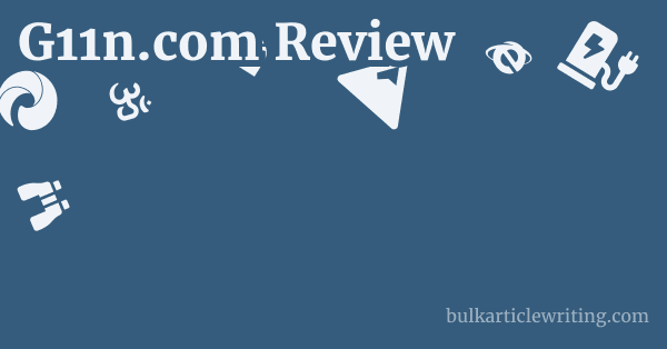 G11n.com Review 1 by