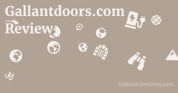 Gallantdoors.com Review 1 by