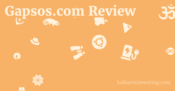 Gapsos.com Review 1 by