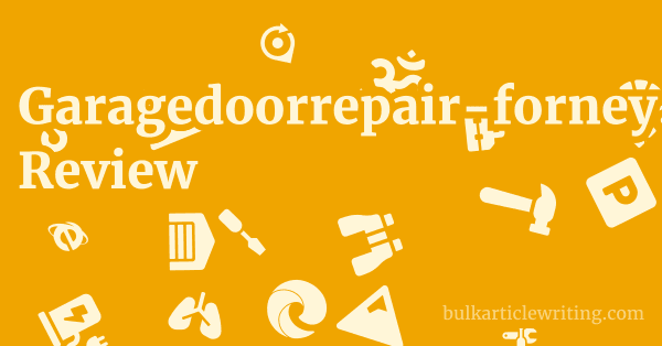 Garagedoorrepair-forney.com Review 1 by