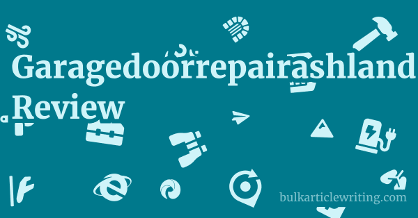 Garagedoorrepairashland.com Review 1 by