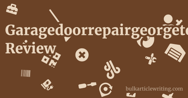 Garagedoorrepairgeorgetowntx.info Review 1 by