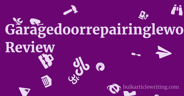 Garagedoorrepairinglewood.com Review 1 by