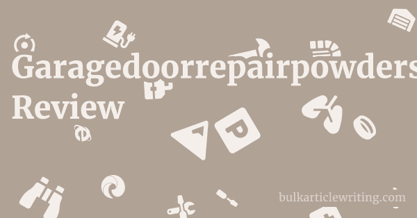 Garagedoorrepairpowdersprings.com Review 1 by