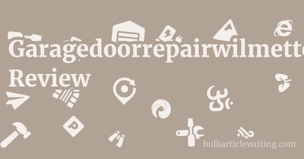 Garagedoorrepairwilmette.com Review 1 by