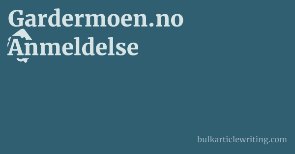 Gardermoen.no Anmeldelse