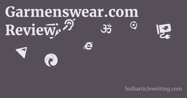 Garmenswear.com Review 1 by