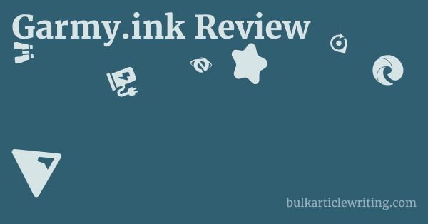 Garmy.ink Review 1 by