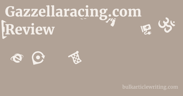 Gazzellaracing.com Review 1 by