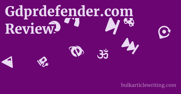 Gdprdefender.com Review 1 by