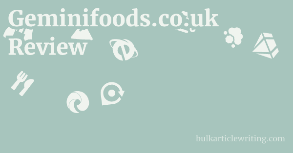 Geminifoods.co.uk Review 1 by