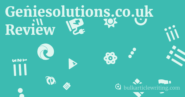 Geniesolutions.co.uk Review 1 by Partners