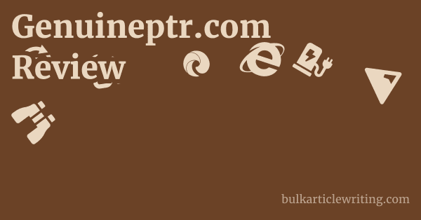 Genuineptr.com Review 1 by