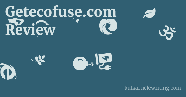 Getecofuse.com Review 1 by Partners