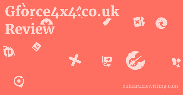 Gforce4x4.co.uk Review 1 by