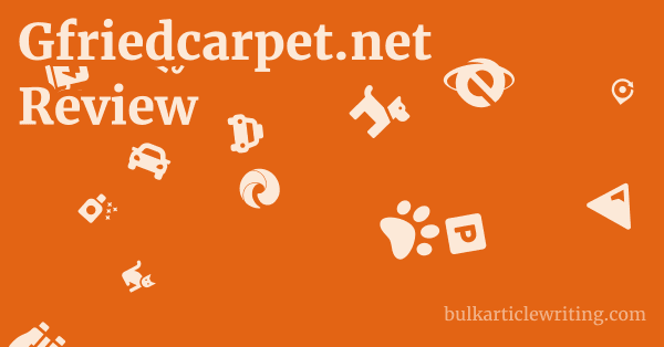 Gfriedcarpet.net Review 1 by