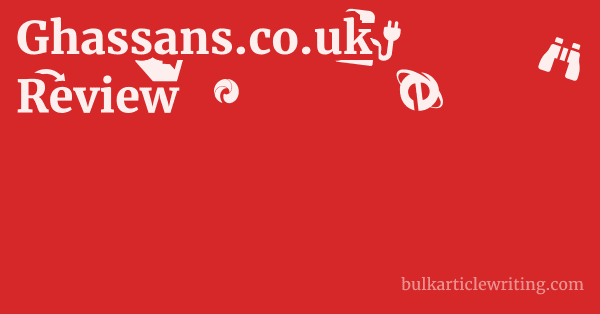 Ghassans.co.uk Review 1 by