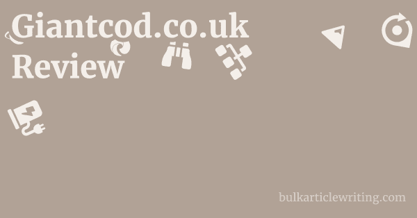 Giantcod.co.uk Review 1 by Partners