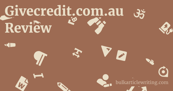 Givecredit.com.au Review 1 by