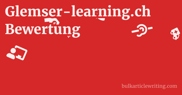 Glemser-learning.ch Bewertung