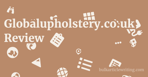 Globalupholstery.co.uk Review 1 by