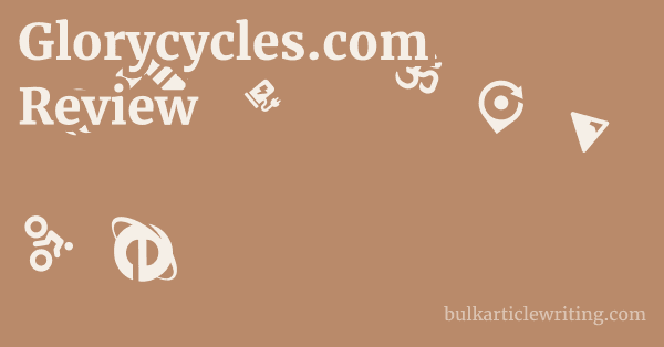 Glorycycles.com Review 1 by