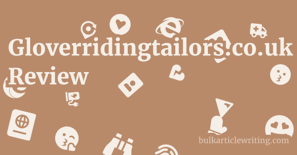 Gloverridingtailors.co.uk Review 1 by Partners